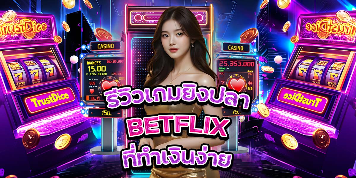รีวิวเกมยิงปลา BETFLIX ที่ทำเงินง่าย